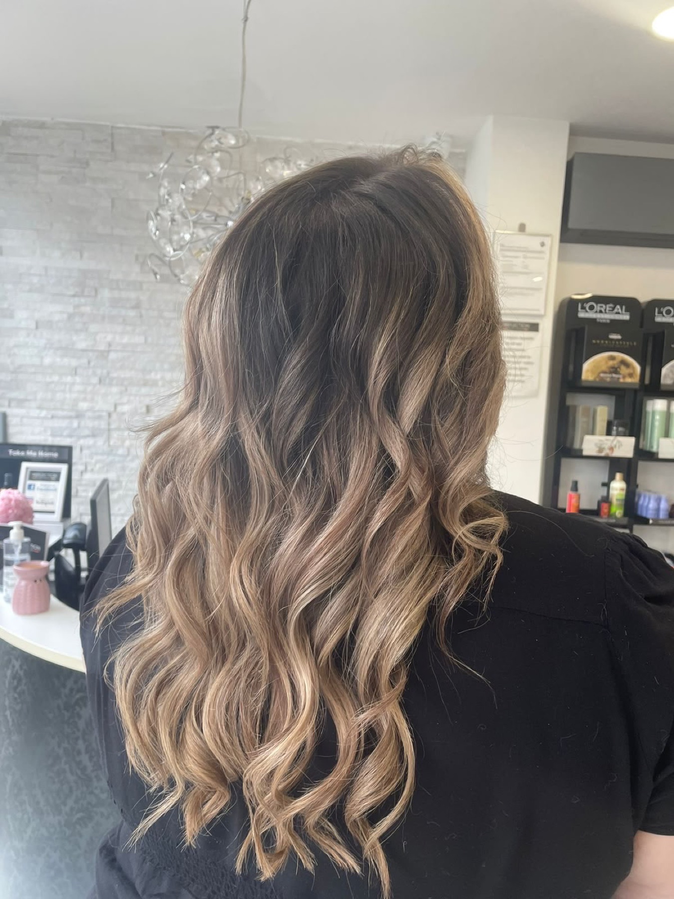 Soft bronde curls by CL Studio